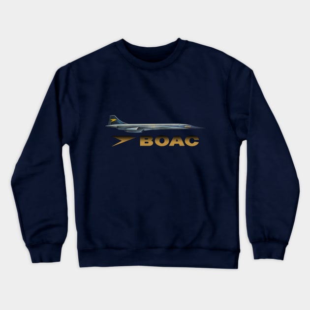 concorde boac Crewneck Sweatshirt by Caravele